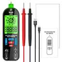 BSIDE Smart Digital Multimeter Tester Rechargeable Electrical Voltmeter Capacitance Diode Continuity Resistance Live Check AC DC Voltage Tester (A1X)