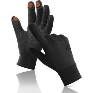 Aerynx Winter Gloves Women Men Cold Weather Thermal Warm Touch Screen 3-Layers Liner Glove, Windproof for Running, Cycling, Biking, Hiking, Driving, Walking, Typing, Sports Shooting, Gaming (Men[S-M] / Women[M-L] / Medium)