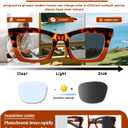 Hubeye Progressive Reading Glasses For Women Fashion Style Blue Light Blocking Computer Multifocus Square Reader