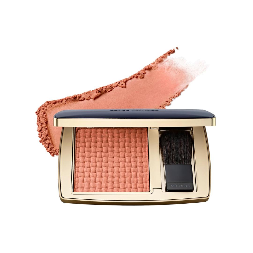 Este Lauder The Sculpting Powder Blush with Buildable Color | Long Lasting, Contouring & Plumping, 0.25 Ounce (Sensuous Rose - A rosy beige with warm undertones)
