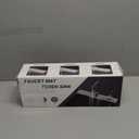 Diatomite Faucet Mat for Kitchen Sink - Fast Drying Sink Splash Guard, Multi-Slope Fast Self-Draining Stone Sink Mat for Kitchen Faucet, Sink Faucet Mat Splash Guard Keep Countertops Dry (23.6"x4")