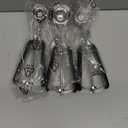 Cookie Scoop Set, 3Pcs Ice Cream Scoop, Cookie Scoops for Baking Set of 3, 18/8 Stainless Steel Cookie Scooper for Baking, Ice Cream Scooper with Trigger Release, Cookie Dough Scoop with Non-slip Grip (Silver)