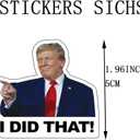 200Pcs Kamala Harris Truomp I Did That Stickers Unti Truomp Stickers Unti Elon Musk Sticker Funny Decal UWHENBO Waterproof Not Easy to Remove, Residue Leaves, 2.83 x 4.75 x 0.7 inches