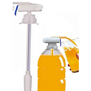 1 Pack Milk Dispenser for Fridge Gallon, Automatic Drink Dispenser, Electric Tap, One-Handed Operation, Prevents Milk and Beer Overflow, Suitable for Home and Outdoor Kitchens