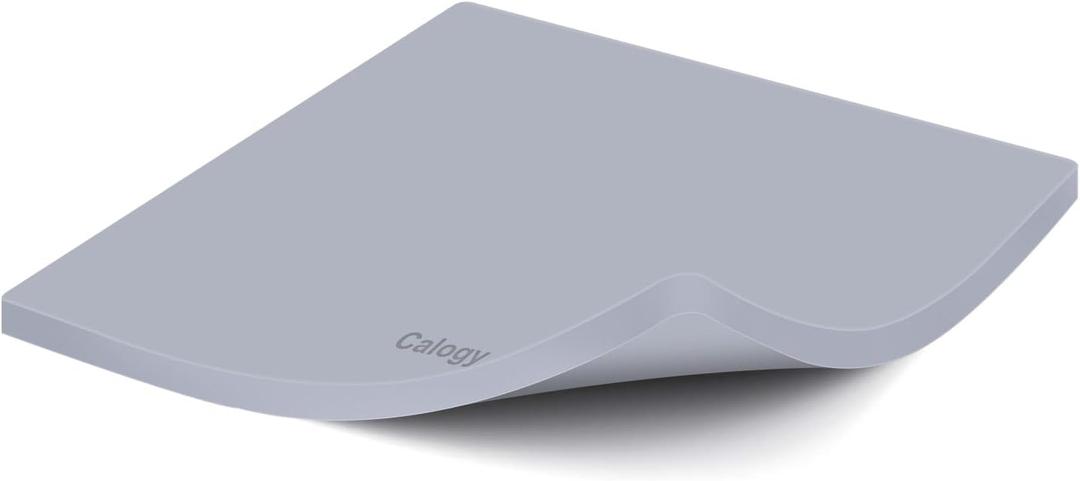 Calogy Heat Press Mat Silicone 15x15 inch, Heat Press Pad Resistant Fireproof 0.34in Thickness, Double Sided Easy Washable Mat for Vinyl Ironing Insulation Transfer Crafting Sublimation Projects