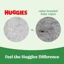 Huggies Natural Care Sensitive Baby Wipes, Unscented, Hypoallergenic, 99% Purified Water, 12 Flip-Top Packs (768 Wipes Total)