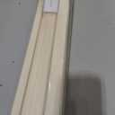 LazBlinds No Drill 1" Vinyl Mini Blinds, 25" W x 64" H, Cream