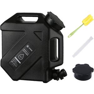 Camping Water Jug, Camping Water Container BPA Free Water Storage with Spigot, 2.6 Gallon Portable Emergency Water Tank Thickened Barrel Wall for Camp Outdoor Hiking Car
