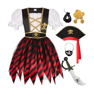 Morph Children Pirate Costume Girls Pirate Dress Girls Pirate Costume Pirate Outfit Girls Female Pirate Costume Pirate Wench Medium, Medium