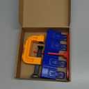 Clamp and 4 Lane Starter Gate Compatible with Hot Wheels(4 Lane Starter Gate + Clamp Combo)