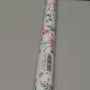 Retrify Pink Flowers Wrapping Paper Roll - 17 Inches x 32.8 Feet Mini Roll Cute Butterfly and Polka Dots Gift Wrap Paper for Mother's Day, Wedding, Birthday, Baby Shower, Holiday
