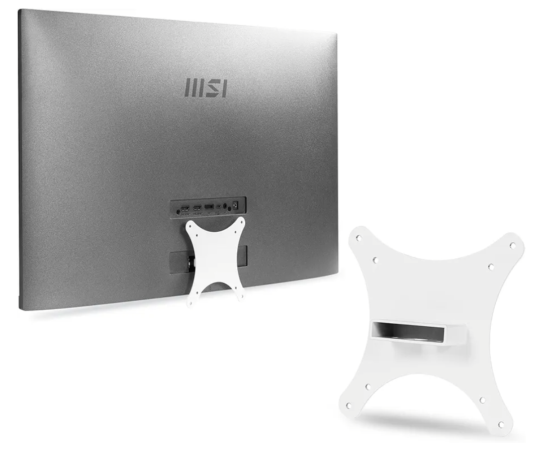 Monitor Arm/Mount VESA Bracket Adapter Compatible with MSI Monitor (MD271UL, MD271ULDE) - 75x75mm 100×100mm White