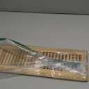 Homewell Red Oak Wood Floor Register, Drop in Vent with Damper, 4x10 Inch, Unfinished