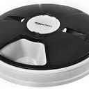 Automatic Pet Feeder, Electronic Timed Dog and Cat Food Dispenser, 6 Portions, Plastic, Black, 12" X 12" X 2.3"