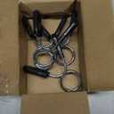 Barbell Clamps Dumbbell Spring Clip Circlip Collars 1 Inch Weight Bars Clips Fitness Weightlifting Lock Buckle 1 Inch for Standard Bar Barbell Strength Training Gym Accessory