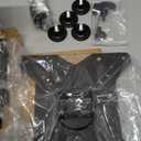 AX WABER TV Floor Stand for 13-50 inch Screens Holds up to 77lbs, Tilting and Height Adjustable Monitor Floor Stand Mount,Tall Standing TV Stand for Bedroom, Dorm Room, Office, Max VESA 200x200mm