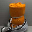 3-inch Thick Memory Cotton Camping Sleeping mat, Suitable for car/Tent/Marching Bed, Portable and Foldable, can be Used as a Luxury Camping mat.Orange.