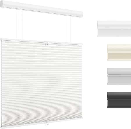 UNISHADES Top Down Bottom Up Cellular Shades, 32 5/8" W × 64" H, White