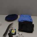 Lumiparty Police Officer Costume for Kid,Girls Police Costume,Halloween Cop Costume Outfit Set for Roleplay Dress Up (Medium, Blue)