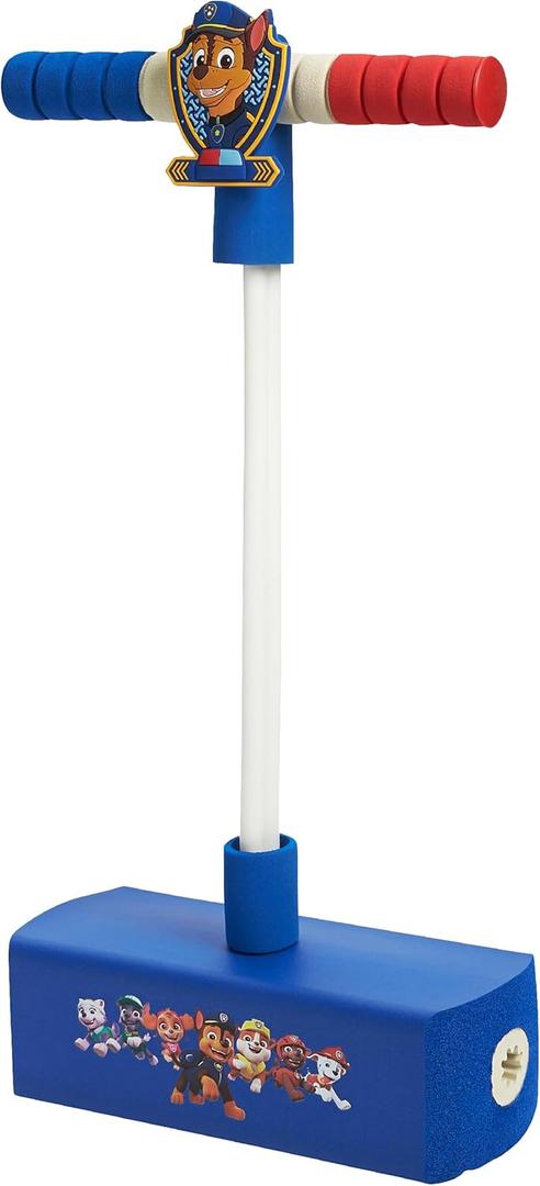 Flybar My First Foam Pogo Jumper for Kids Fun and Safe Pogo Stick for Toddlers, Durable Foam and Bungee Jumper for Ages 3 and up, Supports up to 250lbs (Paw Patrol Chase)