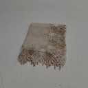 ARTABLE Grey Table Runner Coffee Farmhouse Rustic Macrame Dresser Scarf Lace Small Table Runners for Kitchen Home Outdoor Picnic Wedding Decor (Stone Grey, 16 x 48 Inch)