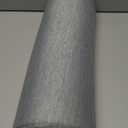 5 STARS UNITED Knee Pillow for Back Sleeping  Cooling Cover - Memory Foam Cushion for Sciatica Pain Relief  Under Leg Support for Sleeping on Back  Half Moon Bolster for Bed, Arctic Gray (Standard)