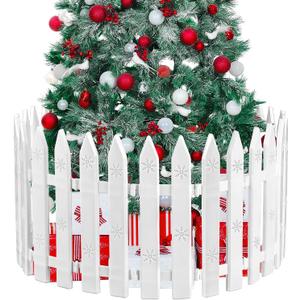 URATOT 15 Pieces White Plastic Picket Fence: 12 Inches, Stylish Decor for Pets, Kids & Parties