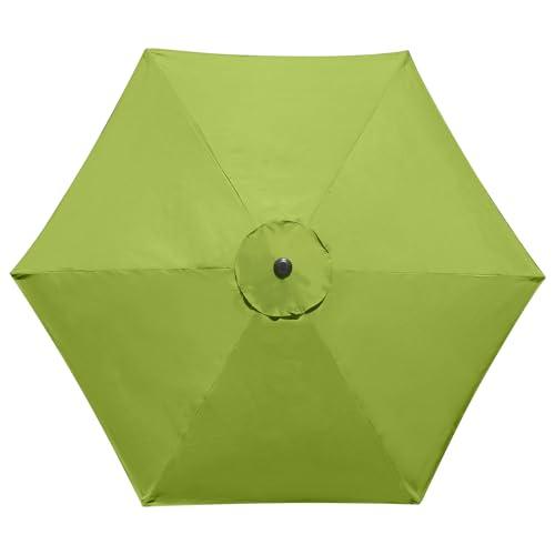 YOUGE OUTDOOR 9 Feet Patio Umbrella Replacement Canopy for 6 Ribs, Market Umbrella Top, Yard Table Umbrella Top Cover,Universal Strong and Thick Umbrella Canopy,Canopy Only (Sage Green)