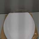 Bemis 1500EC 390 Lift-Off Wood Elongated Toilet Seat, Cotton White (Pack of 1)