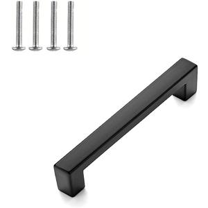 50 Pack Black Center Spacing 3 Inch Slim Rectangular Rod Drawer Handles,Drawer Pulls, Kitchen Cabinet Hardware, Kitchen Handles Matte Black Cabinet Pulls