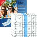 Hion Tattoo Aftercare Waterproof Bandage (F.D.A Approved) Transparent Film Dressing 50 Pre-Cut Sheets4 x 4 Inch Tattoo Cover Up Tape Second Skin Adhesive Bandage Wound Cover for Swimming Shower Shield
