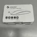 2 x JOYACCESS Rechargeable Wireless Mouse, 2.4G Portable Slim Silent Mouse with USB Receiver and Type C Adapter, 5 Level 3000 DPI, Works with Mac or iPad (Blue & Red)