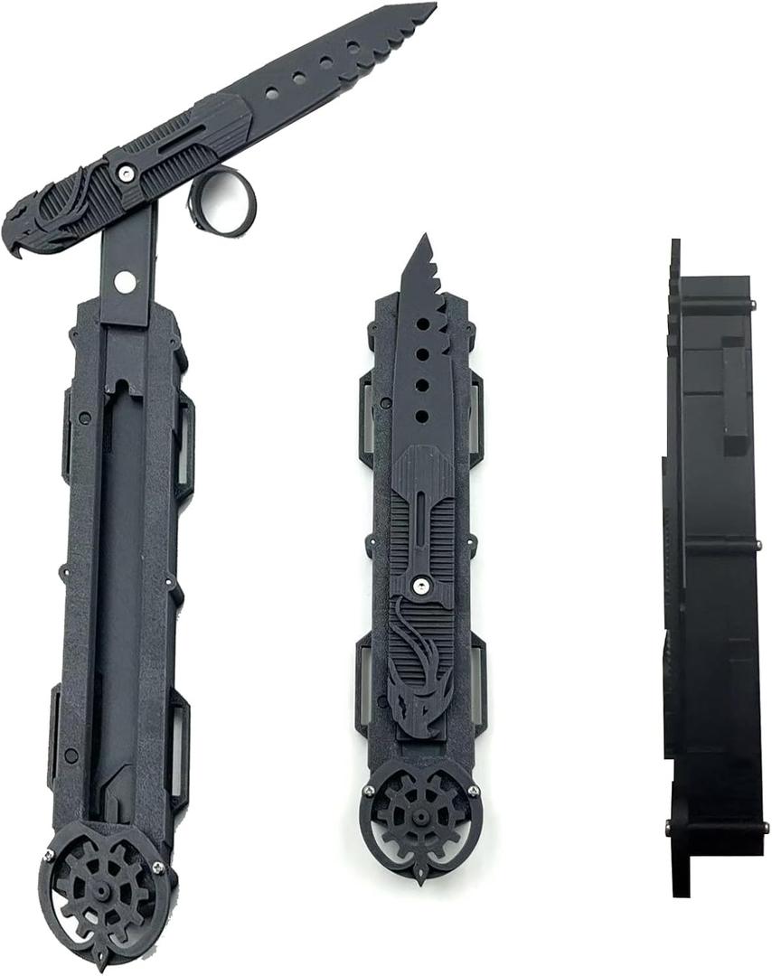 Plastic Hidden Blade Cosplay Weapons Props 1:1 Sleeves Sword Cane Sword Hidden Weapons 3D Printing Connor Hidden Blade