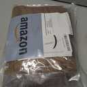 misaya Round Fitted Tablecloth with Elastic Edge, 100% Waterproof Oil Proof Plastic Table Cover, Vinyl Flannel Backed Tablecloth Fits 36"-44" Round Tables for Dinner, Outdoor, Picnic, Oak Wooden Grain, For Up to 36"-44" Round