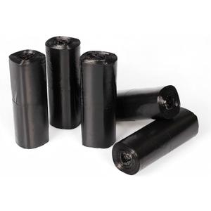SuperValue 6-10 Gallon Trash Bags | 100 Count Bulk | Tall Kitchen | Can Liners | black Multi-Use Garbage Bags,Thickened garbage bags,18 x 21 inch, 45cm x 55cm,