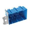 3 Gang Electrical Box Adjustable,Blue Electrical Boxes Plastic,49 Cubic Inch 3 Gang Electrical Box for Flexibly Adjusted,ETL Listed(1 Pack)