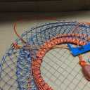 Palmyth Wire Grid Bottom Crab Nets Two Ring Crab Kit with Harness and Bait Clip 24 X 20 X 12