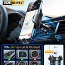 VANMASS 2026 Phone Holders for Your Car Ultimate Military-Grade Car Phone Holder Mount Patent & Safety Certs Upgraded Shockproof Truck Air Vent Phone Mount for iPhone 17 Pro Max 16 15 Samsung Android