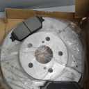 Anpulsero Front Brake Kit, Drilled and Slotted Brake Rotors Brake Pads Compatible with 2004-2010 Toyota Sienna, 2005-2006 Toyota Camry (SE XLE V6 Models ONLY)| Anti-Rust Geomet Coated |296mm(11.7in)