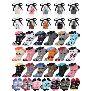 Liitrsh 20 Pairs Graduation Ankle Socks Class of 2026 Novelty Graduation Gifts for Her and Him Unisex Soft Socks Bulk for College High School Congrats Grad Gift