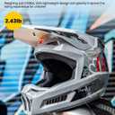 ILM Youth Dirt Bike Helmets Kids ATV Helmet Motorcross BMX Off Road Motorbike with Goggles Gloves Mask DOT Model MT601Y (Angry Face, Youth-Medium)