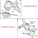 Thten KST 2224B-03 KLS124-03 Trimmer Spring Cover Knob Compatible with Kobalt 24 Volt KST 1124B-03, KST 2024A-03,KST 4024A-03,KST 4024AB-03 12 inch Straight Shaft String Trimmer