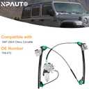 Front Driver Side Power Window Regulator with Motor fit for C5 Chevy Corvette 1997 1998 1999 2000 2001 2002 2003 2004, 748-472, Left