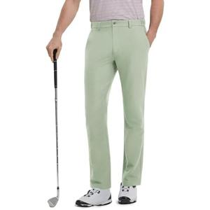 Mens Golf Pants Stretch 38x32 Water-Resistant Lightweight Stretch Casual Flat Front Dress Pants 38x32