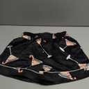 Women Christmas Pajamas Shorts Santa Claus Pjs Pants 1 Piece Xmas Jammies Loungewear, S, Black