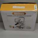 MAttinata Cappuccino Machine 20 Bar, Professional Espresso Machines for Home and Office with Automatic Milk Frothering System, Barista Compact Latte Maker for Coffee Lovers, Stainless Steel-Mattino