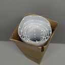 Uross Carpet Protector for Pets - 3.6FT White Round Corner Plastic Mat, Under Door Anti-Scratch Protector for Doorway, Stop Cats from Scratching Carpet, 3.6FT *1PCS, White