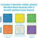hand2mind Mindful Maze Boards, Tactile Sensory Toys for Toddlers, Calm Down Corner Supplies, Mindfulness for Kids, Occupational Therapy Toys, Quiet Fidgets for Classroom, Sensory Activity Board