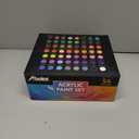 ABEIER Acrylic Paint Set, 56 Colors (2oz/60ml), Matte Finish, Waterproof, Rich Pigments, Non-Toxic Paints for Painting on Canvas Crafts Wood Ceramic, Fabric Ideal for Beginners and Students