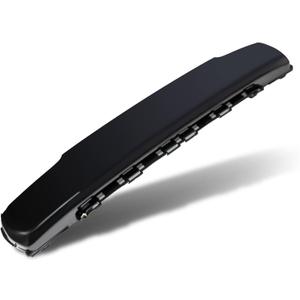 Black Front Black Bumper Number Plate Cover Compatible with 2014-2018 Mini F55 F56 F57 51117337791